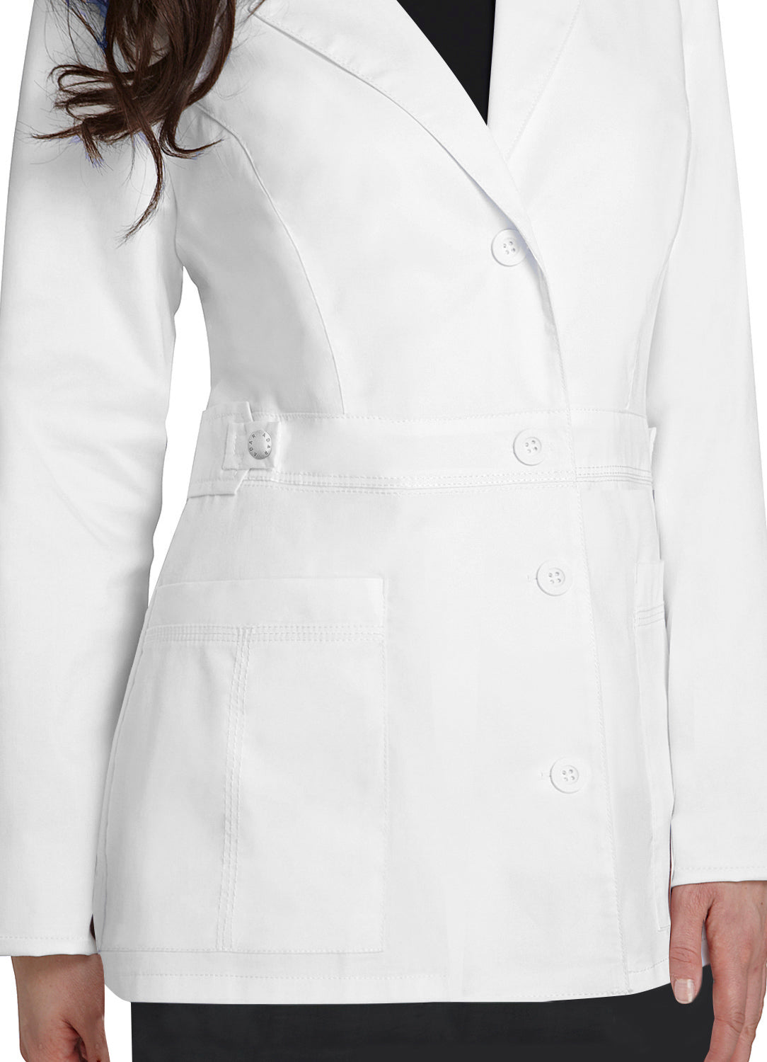 Adar Universal STRETCH Women's 28 inch Tab-Waist Lab Coat