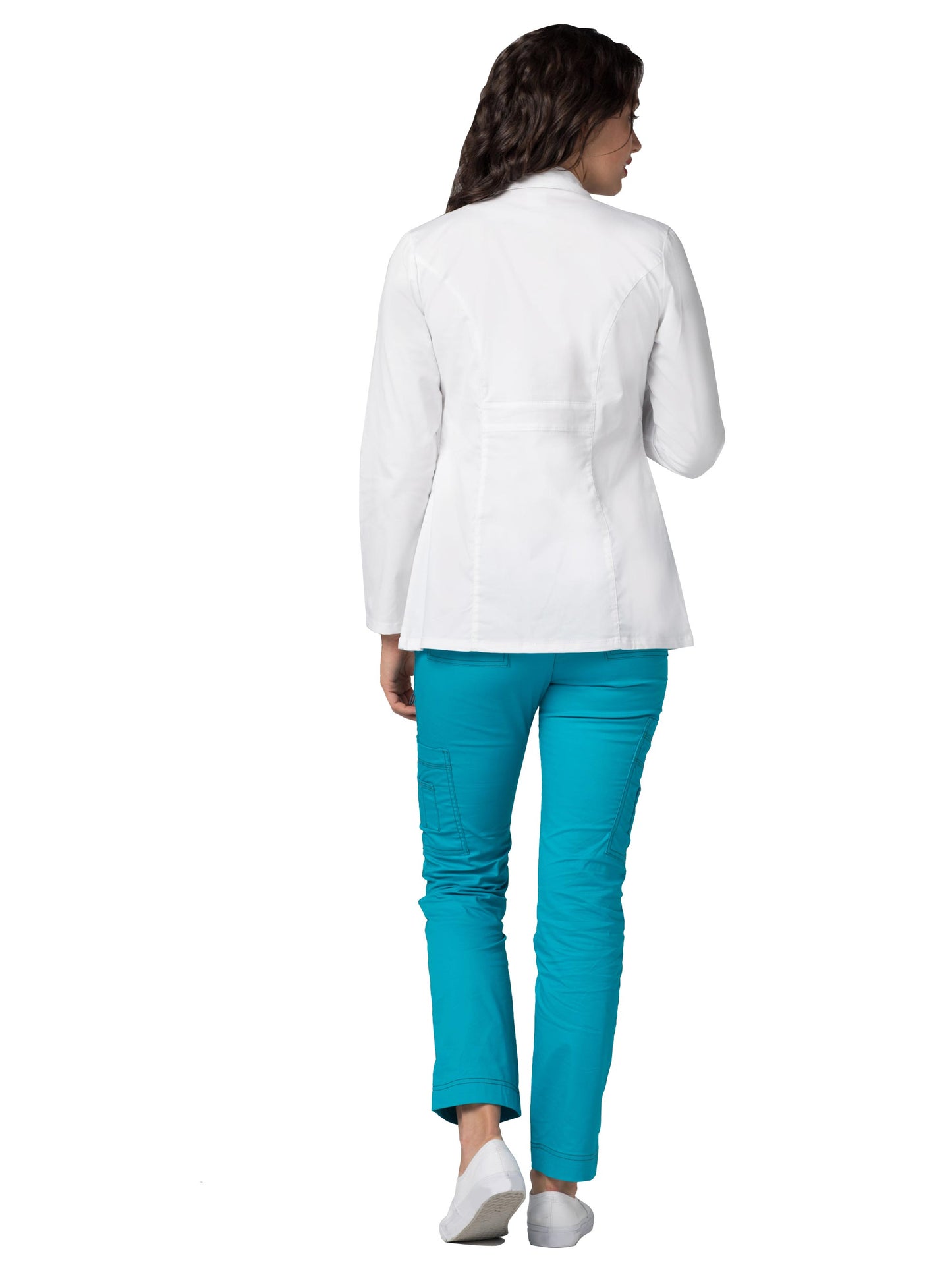 Adar Universal STRETCH Women's 28 inch Tab-Waist Lab Coat
