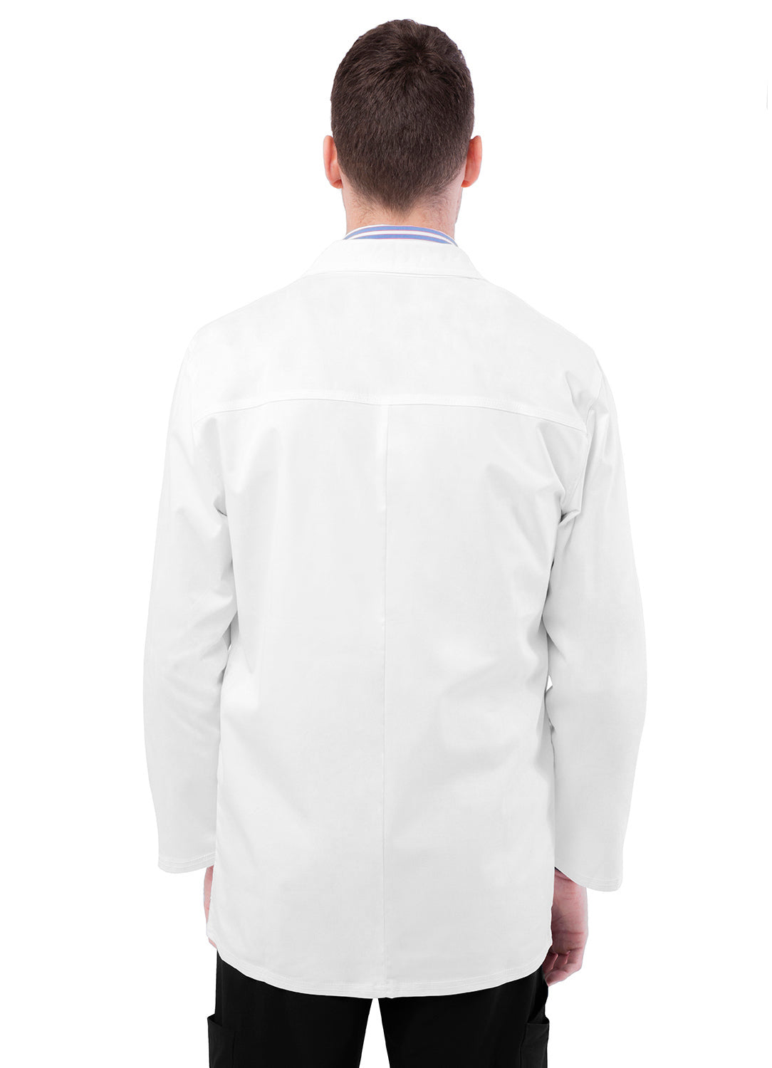 Adar Universal STRETCH Mens 31 inch Snap Front Lab Coat