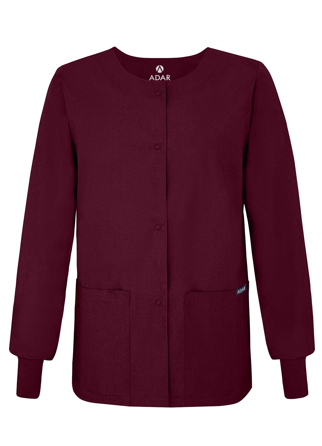 Adar Universal Round Neck Warm-Up Jacket