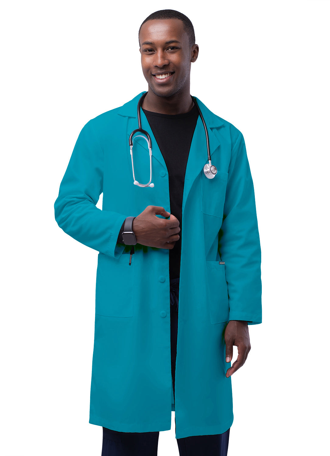 Adar Universal Unisex 39 inch Lab coat with Inner Pockets