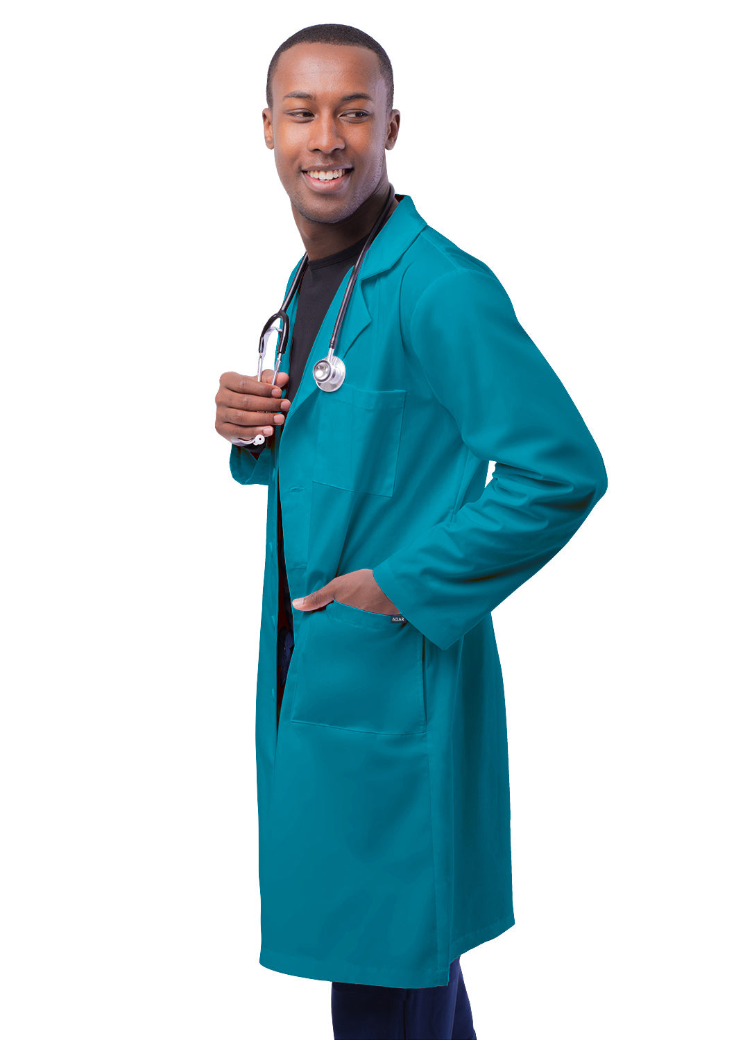 Adar Universal Unisex 39 inch Lab coat with Inner Pockets