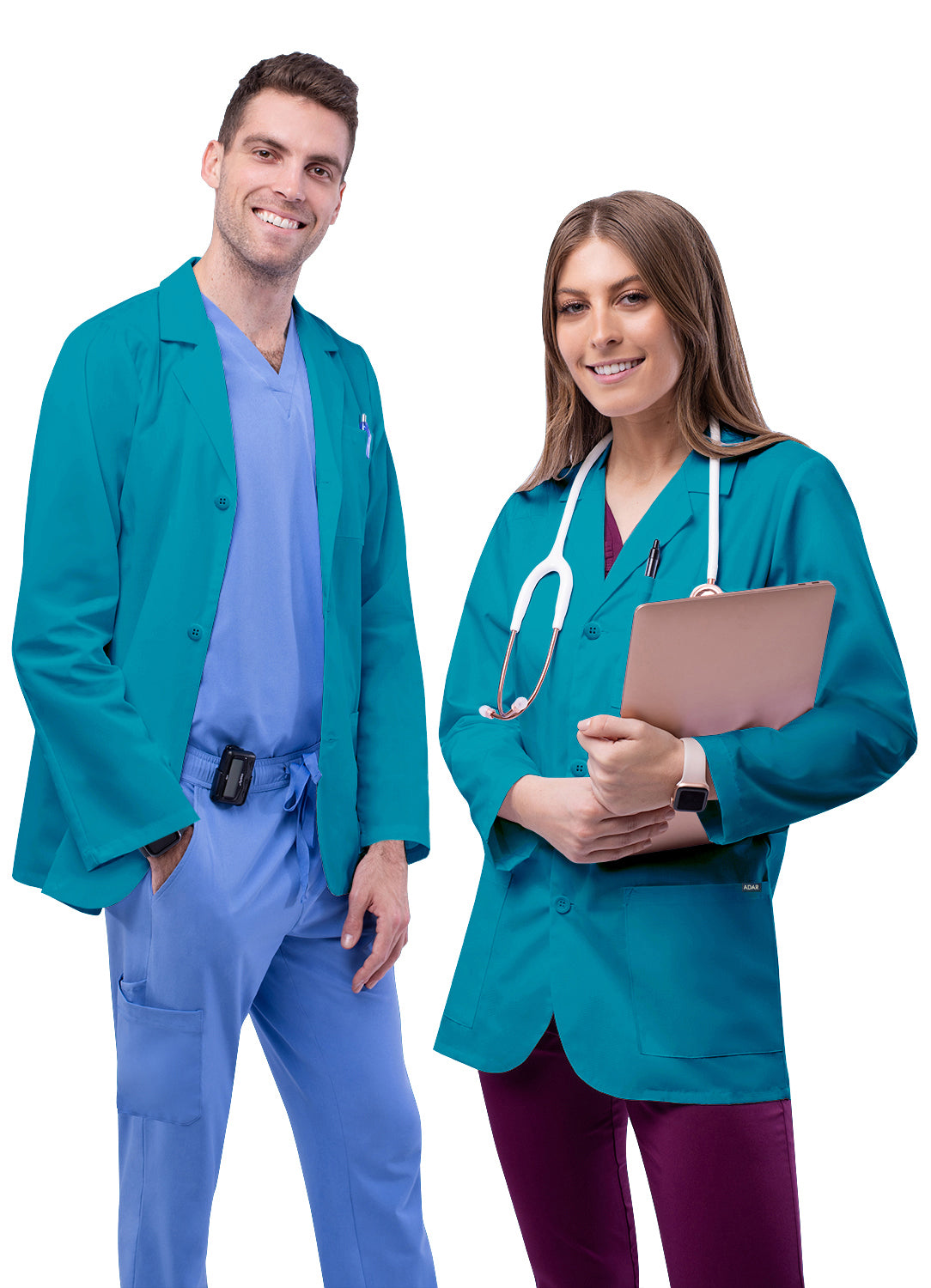 Adar Universal Unisex 31 inch Classic Consultation Coat