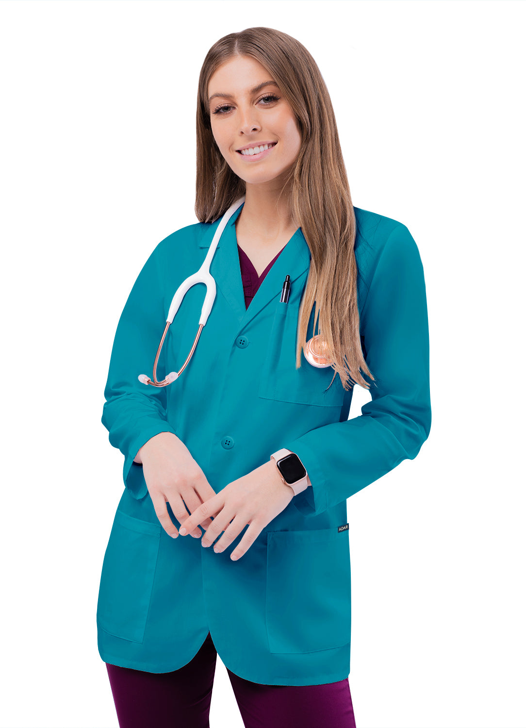 Adar Universal Unisex 31 inch Classic Consultation Coat