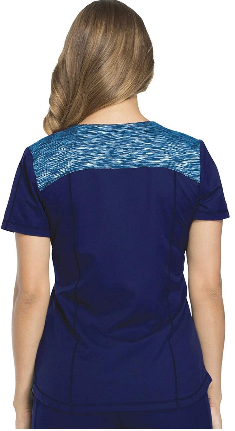 Women’s Dickies Dynamix Scrubs Multicolor Top