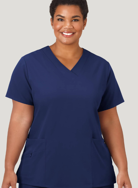 Jockey Women's V-Neck Crossover Scrub Top
