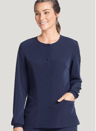 Round neck warm up Jacket