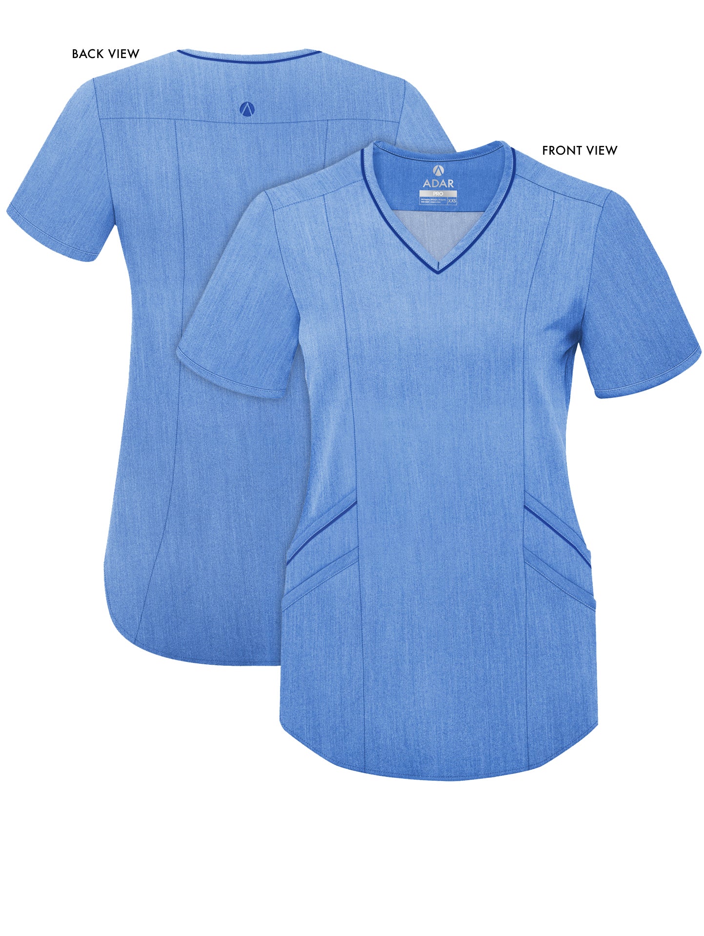 ADAR Pro Women's Modern V-Neck Scrub Top