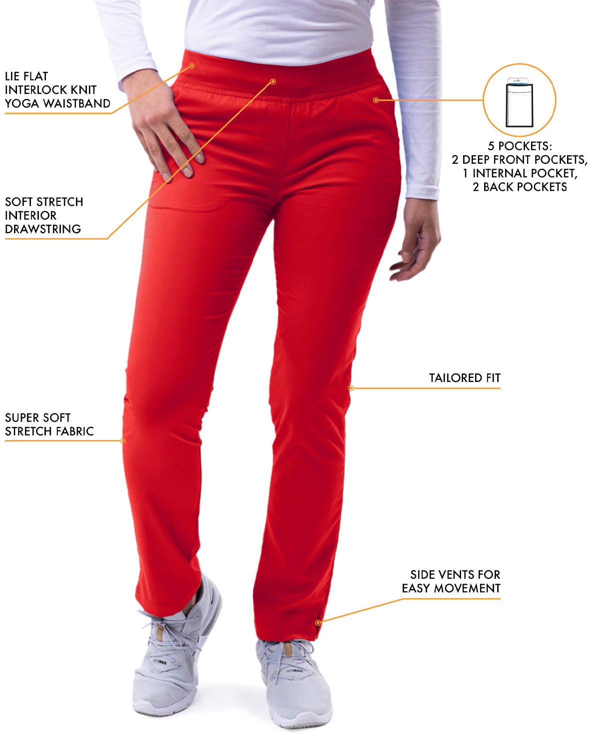 ADAR Pro Women's Core Classic Yoga Scrub Set