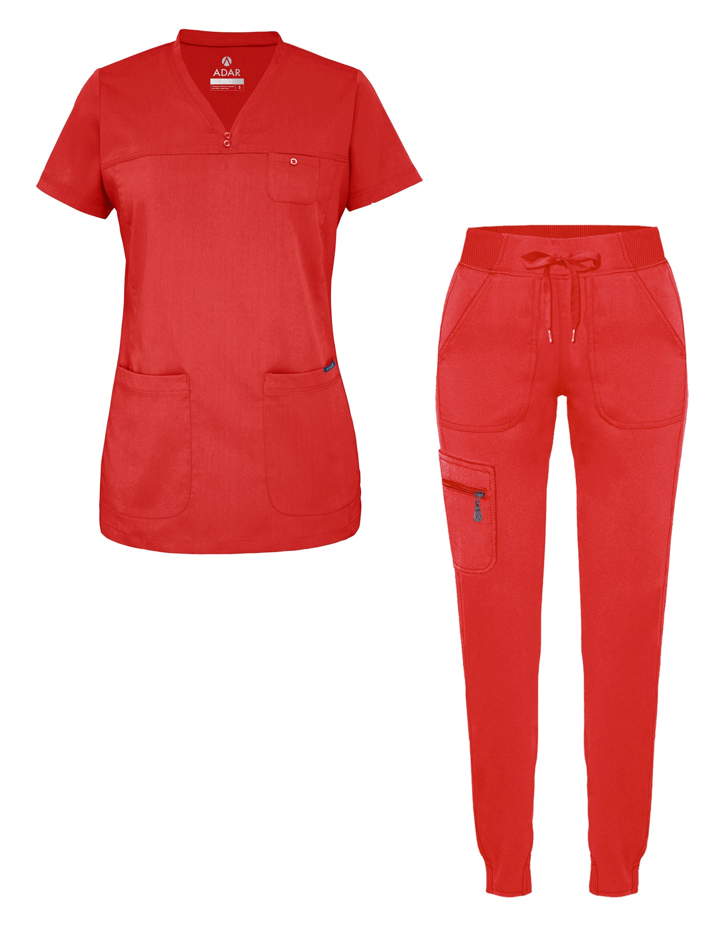 ADAR Pro Women's Movement Booster Jogger Scrub Set