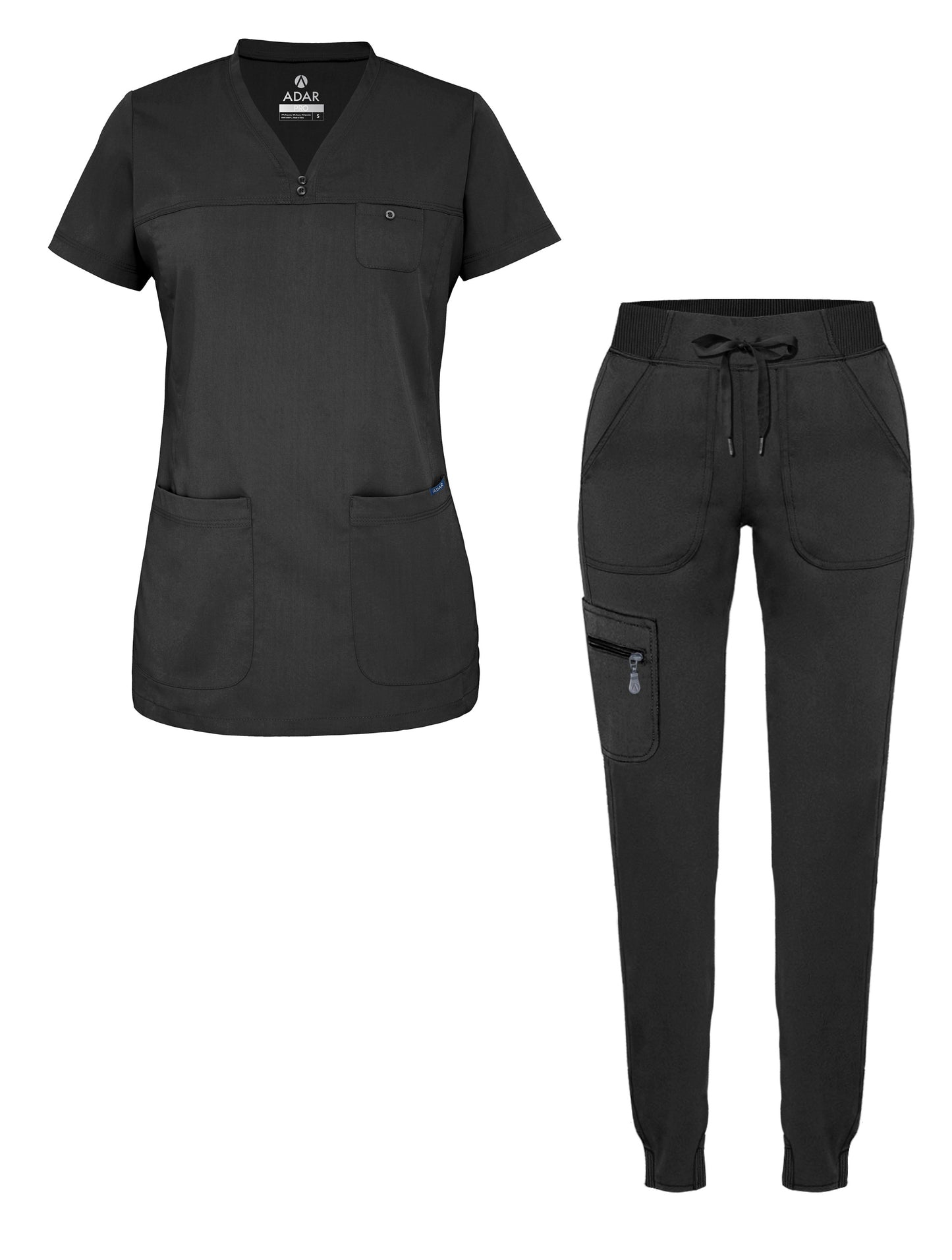 ADAR Pro Women's Movement Booster Jogger Scrub Set