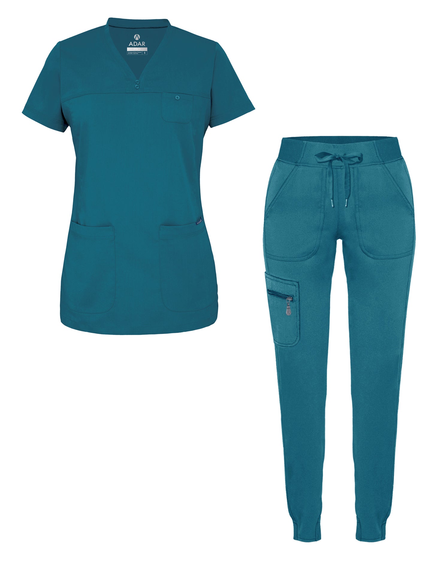 ADAR Pro Women's Movement Booster Jogger Scrub Set