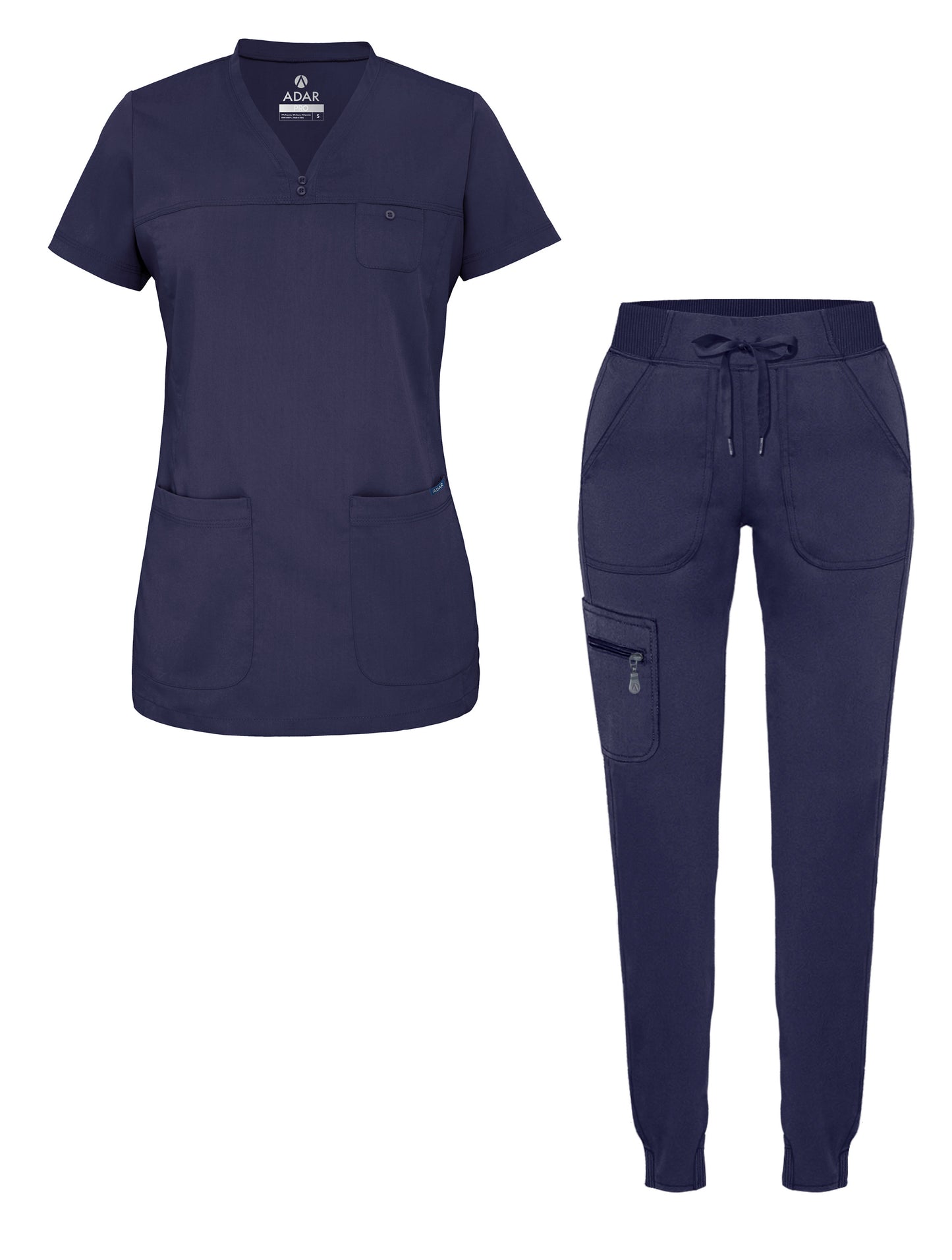 ADAR Pro Women's Movement Booster Jogger Scrub Set