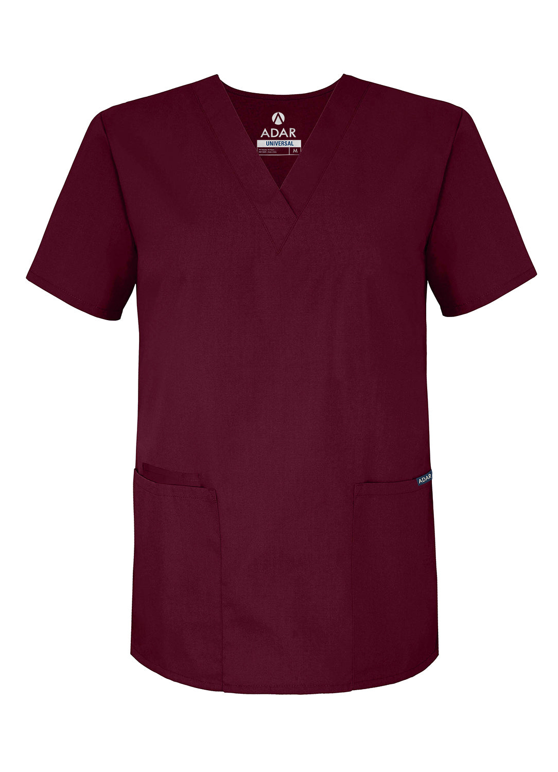 Adar Universal Unisex V-Neck 2 Pocket Scrub Top