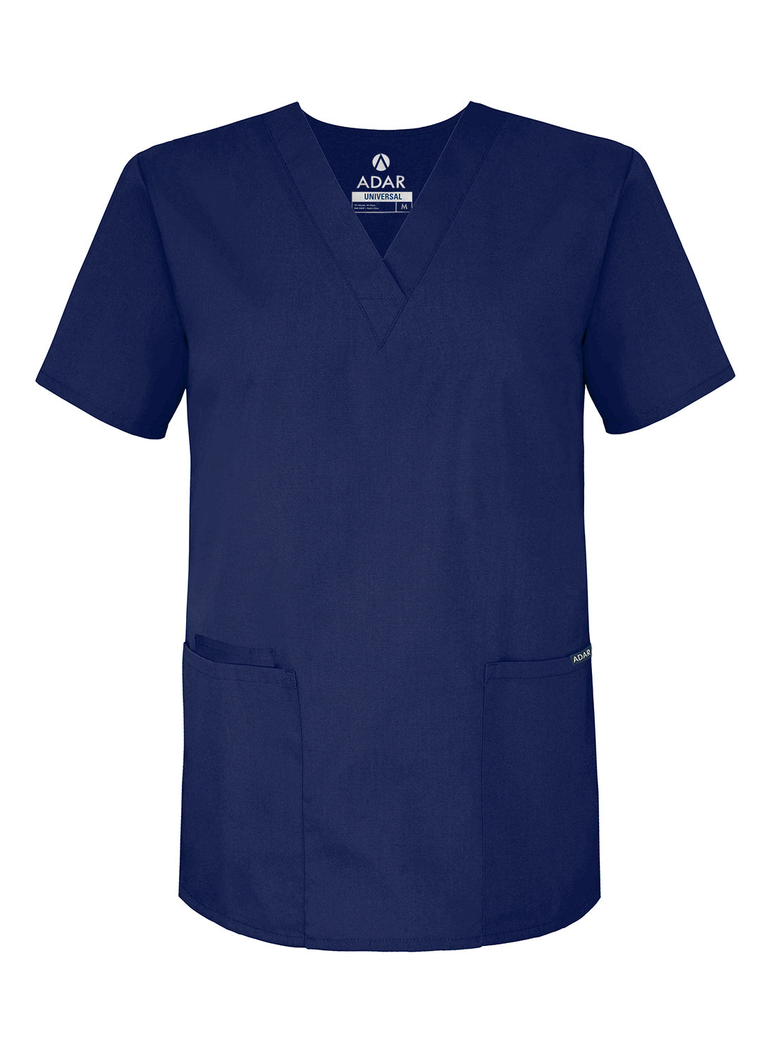 Adar Universal Unisex V-Neck 2 Pocket Scrub Top
