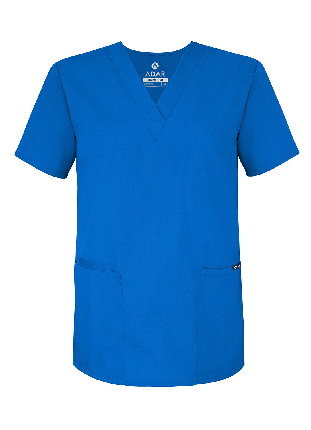 Adar Universal Unisex V-Neck 2 Pocket Scrub Top