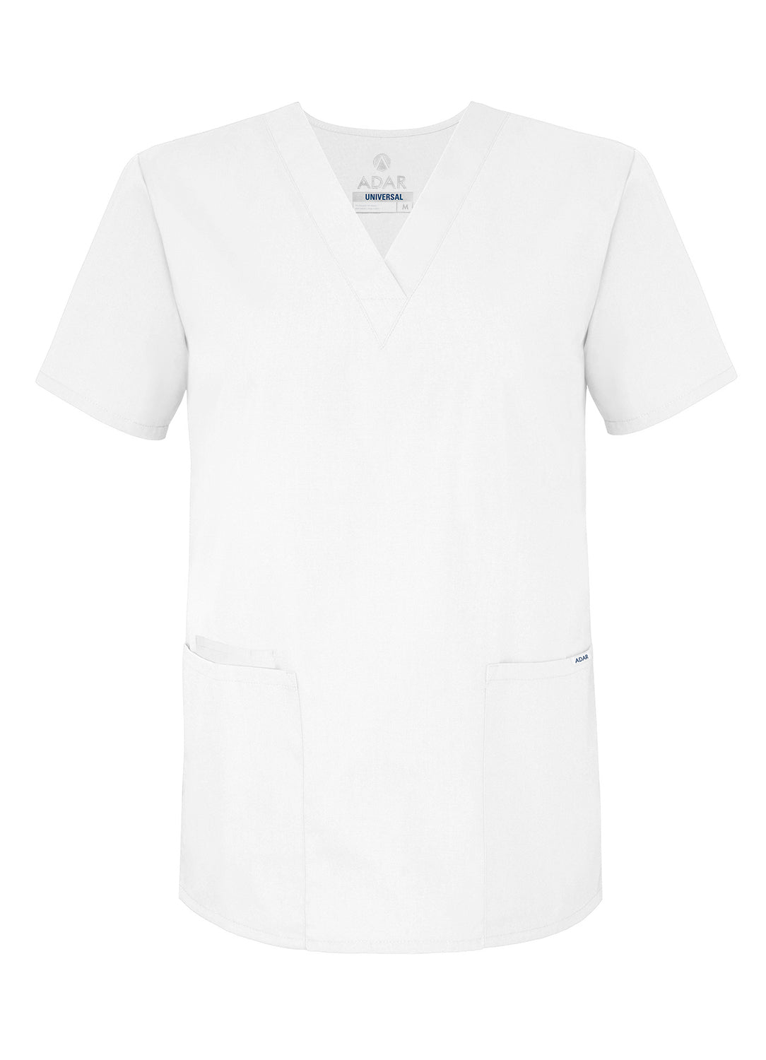 Adar Universal Unisex V-Neck 2 Pocket Scrub Top