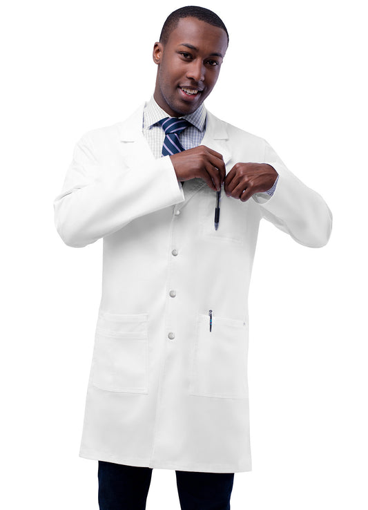 Adar Universal STRETCH Unisex 36 inch Snap Front Lab Coat