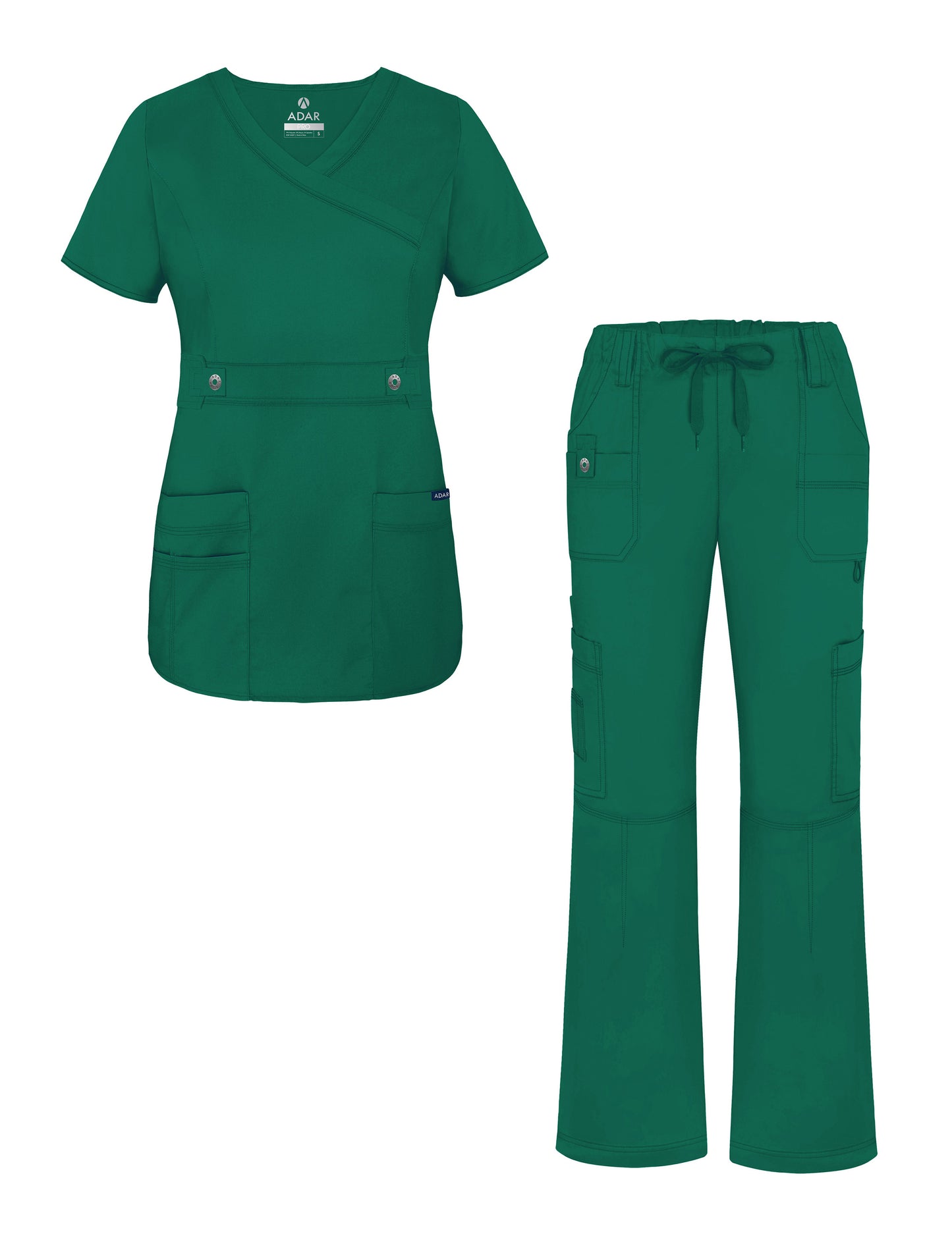 ADAR Pro Women's Active Classic Scrub Set