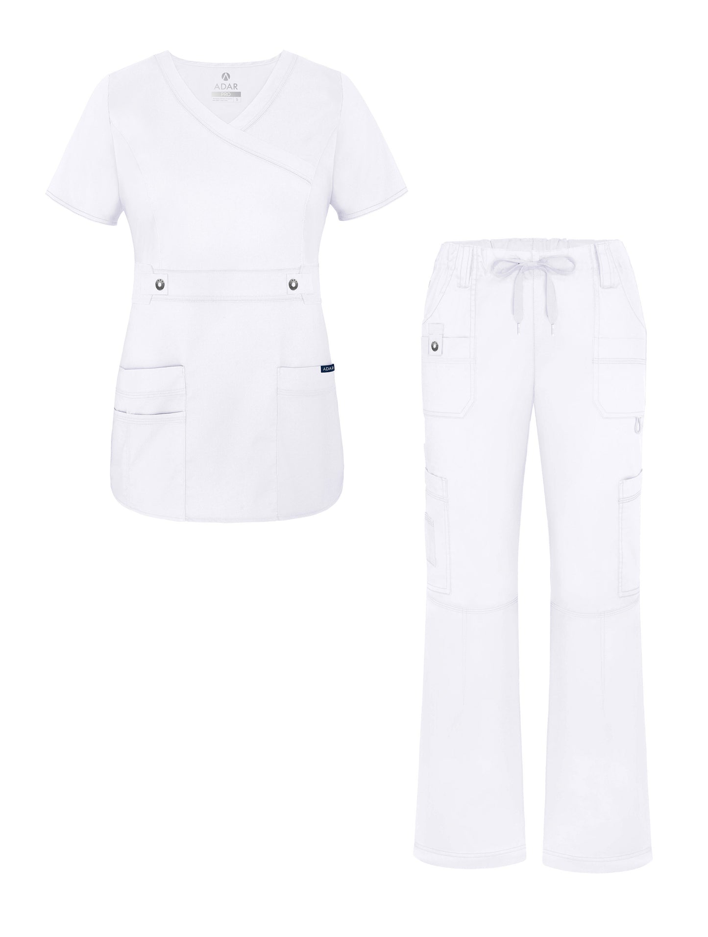 ADAR Pro Women's Active Classic Scrub Set
