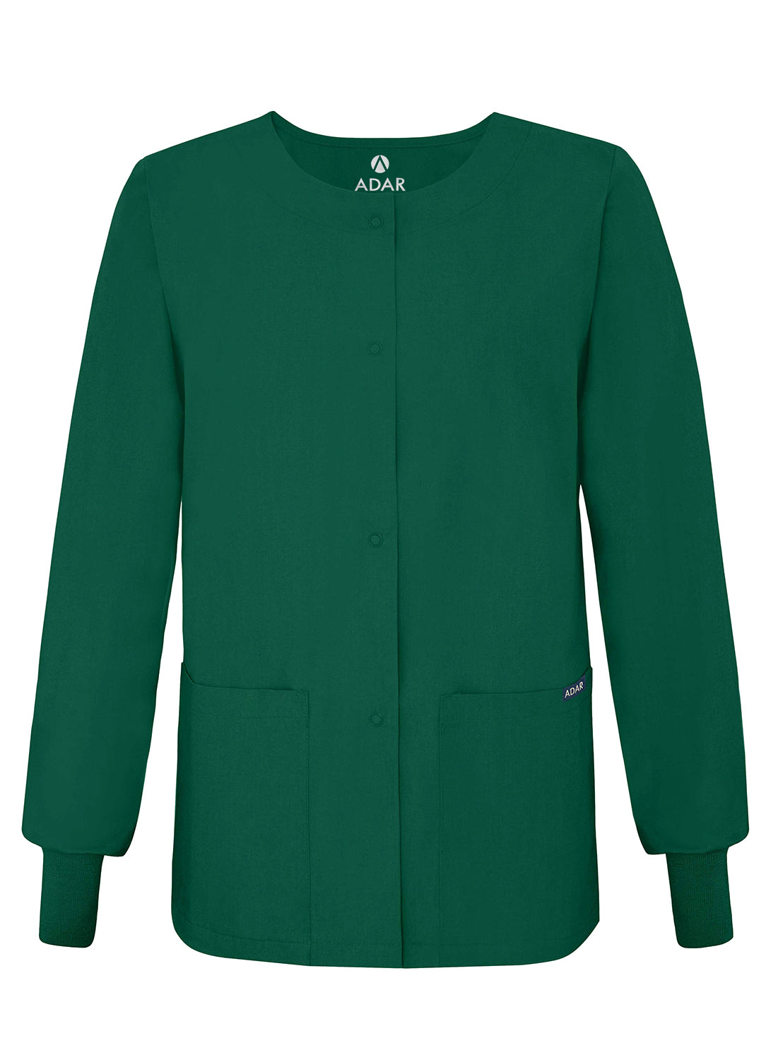 Adar Universal Round Neck Warm-Up Jacket