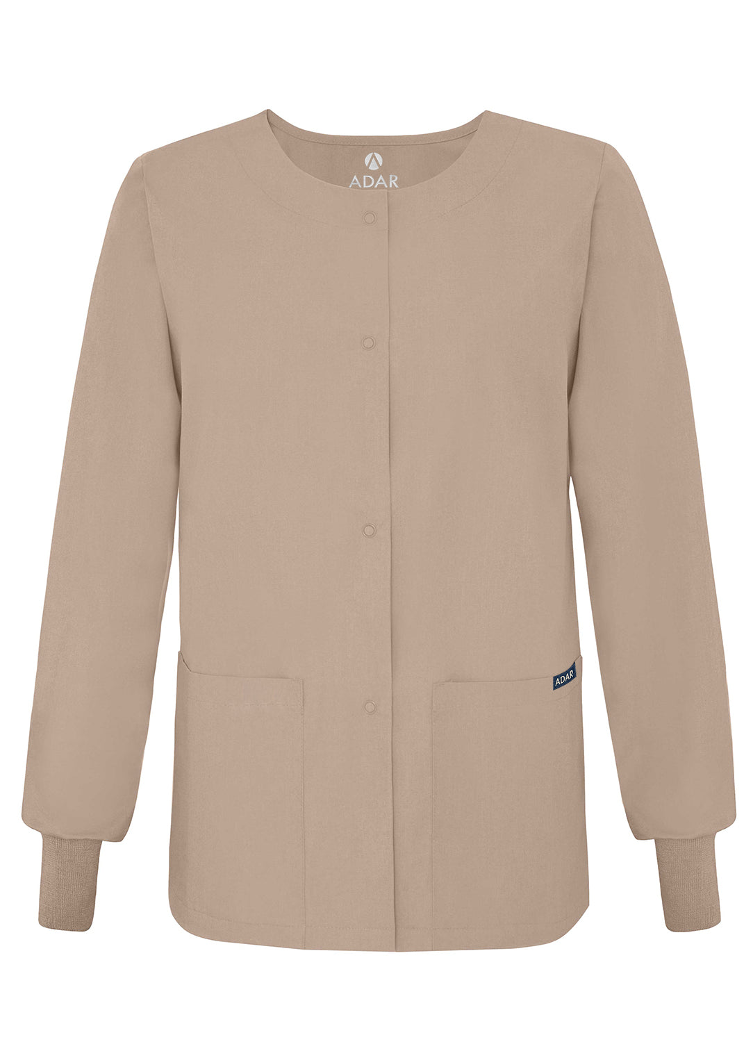 Adar Universal Round Neck Warm-Up Jacket