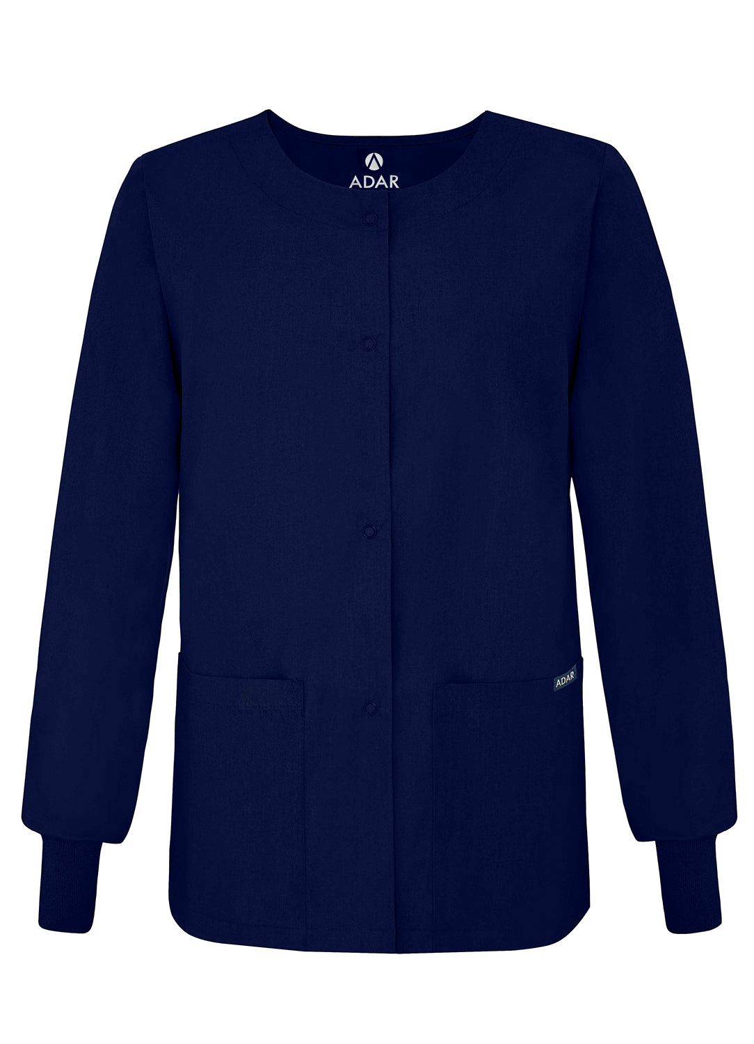 Adar Universal Round Neck Warm-Up Jacket