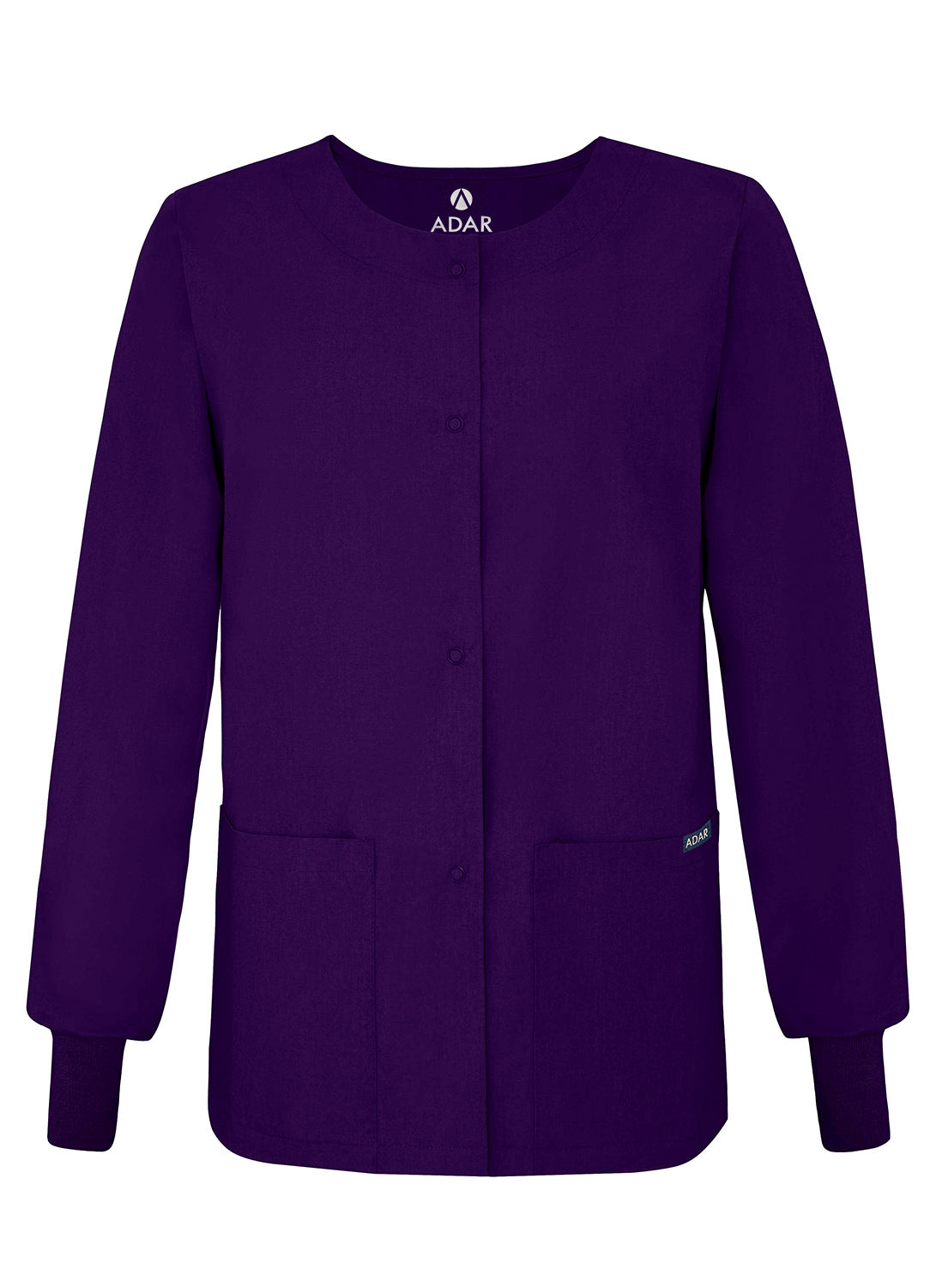 Adar Universal Round Neck Warm-Up Jacket