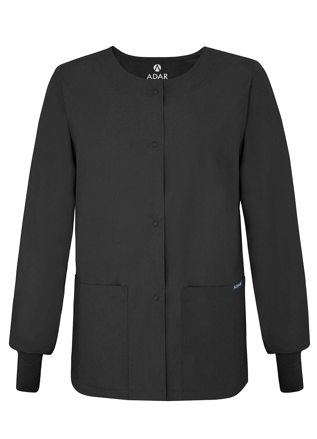 Adar Universal Round Neck Warm-Up Jacket