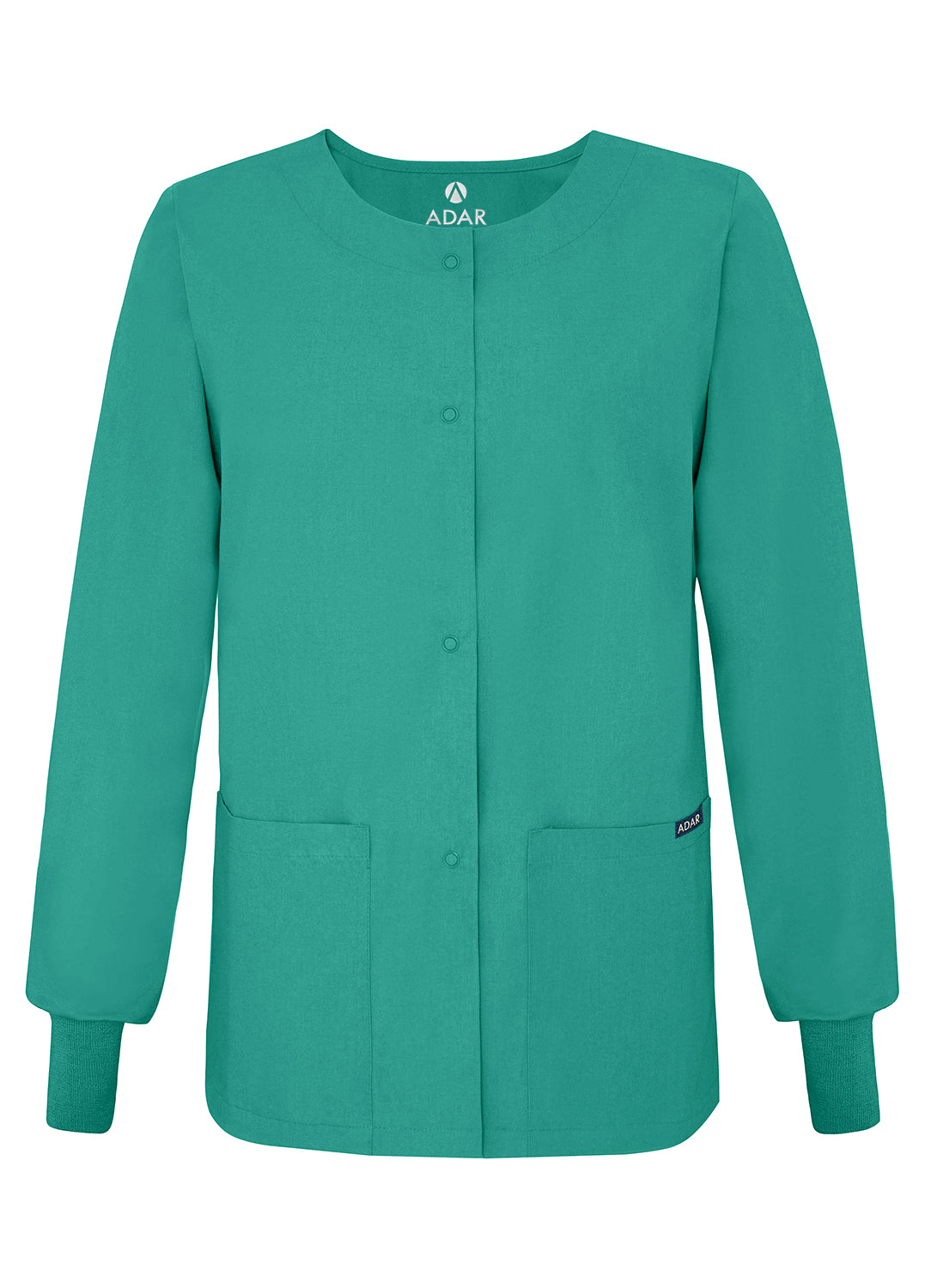 Adar Universal Round Neck Warm-Up Jacket