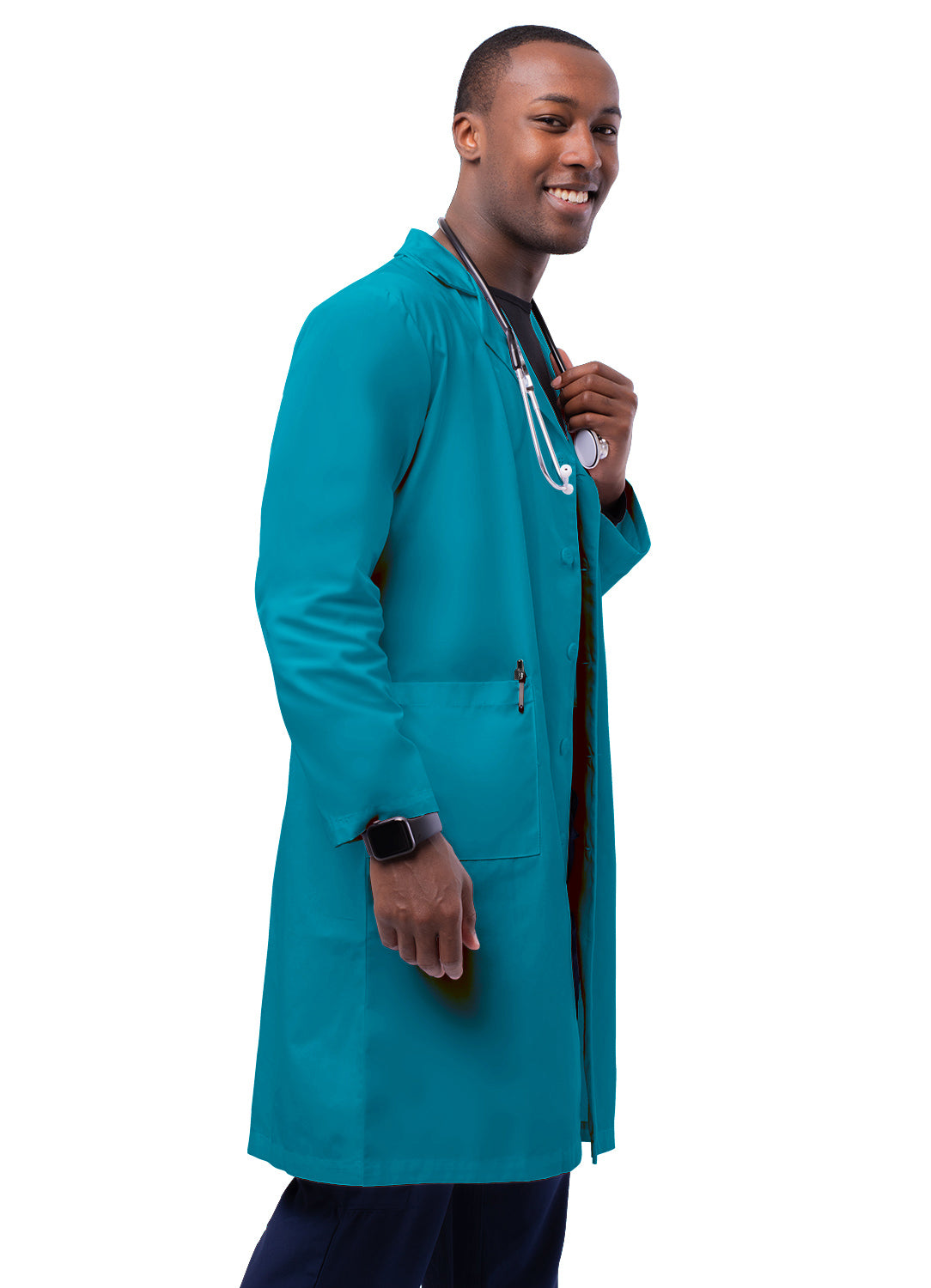 Adar Universal Unisex 39 inch Lab coat with Inner Pockets