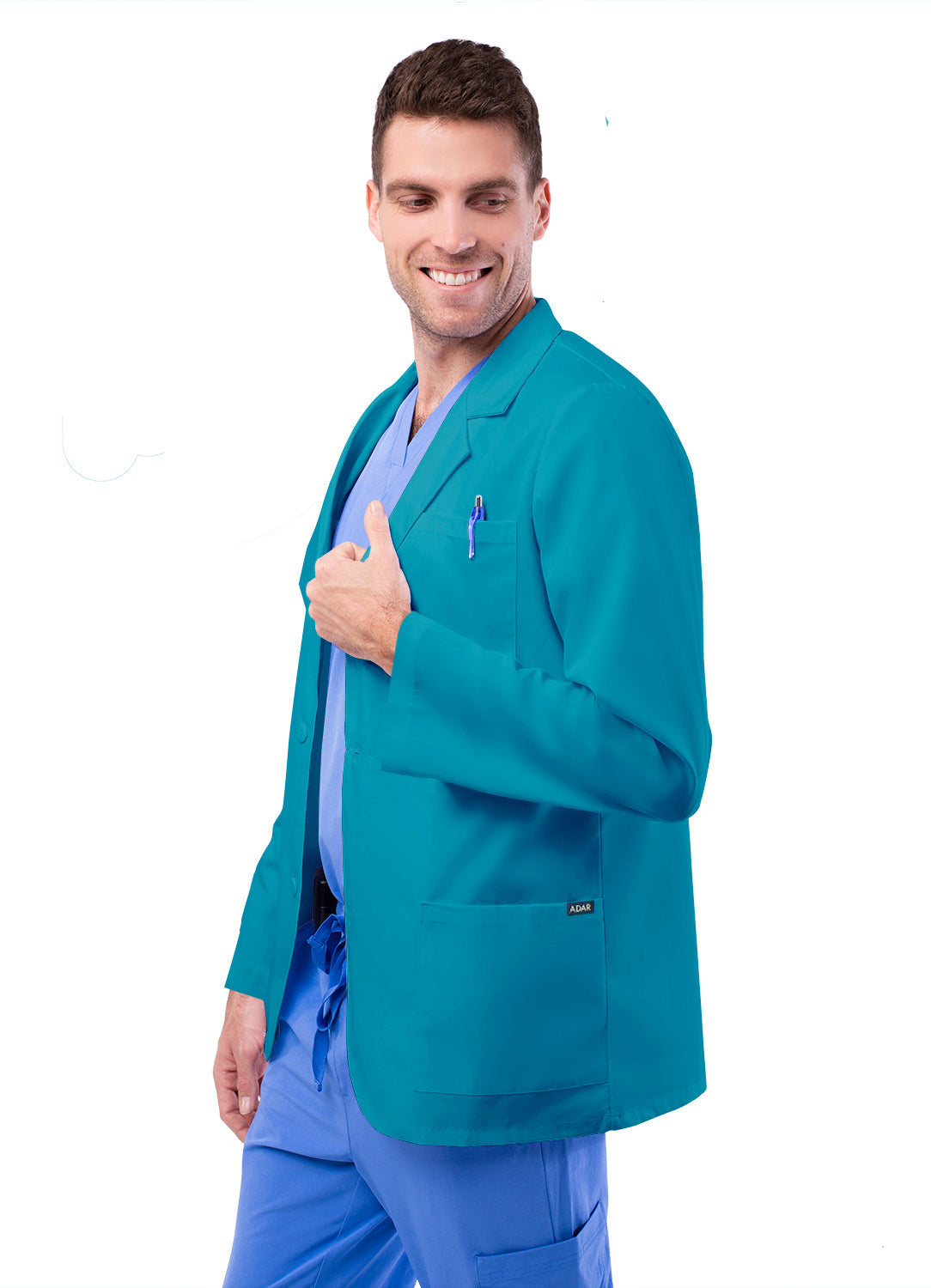 Adar Universal Unisex 31 inch Classic Consultation Coat