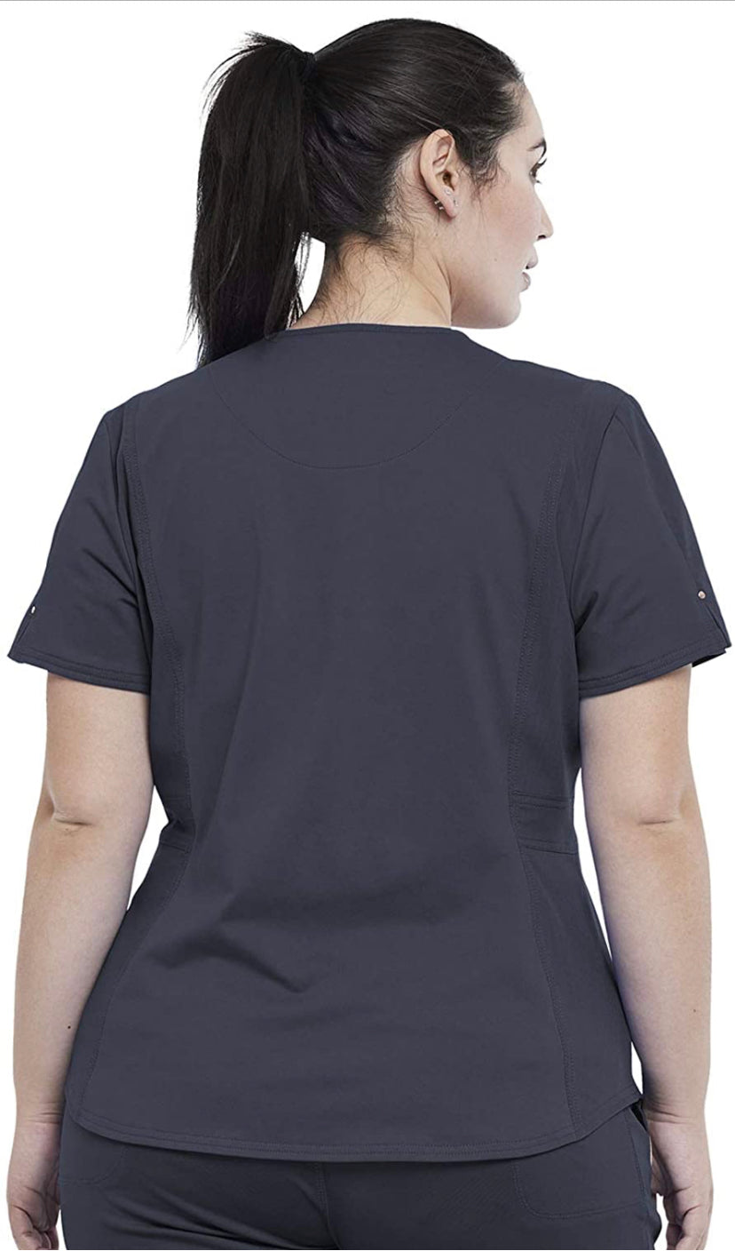 Women's Cherokee Statement  Zip-front Top