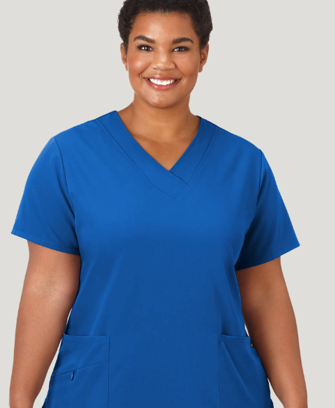 Jockey Women's V-Neck Crossover Scrub Top