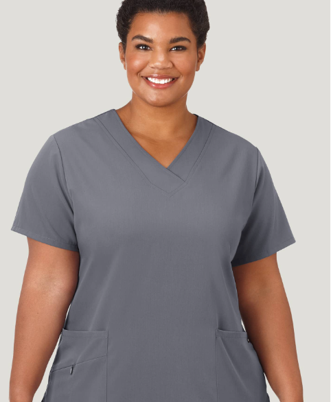 Jockey Women's V-Neck Crossover Scrub Top