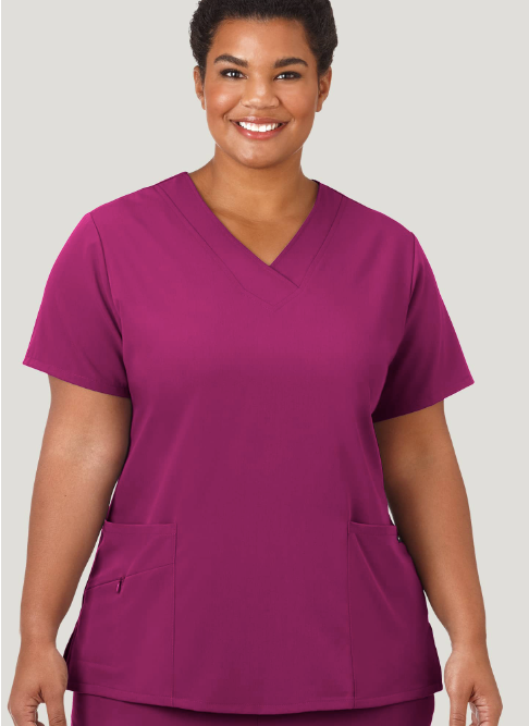 Jockey Women's V-Neck Crossover Scrub Top