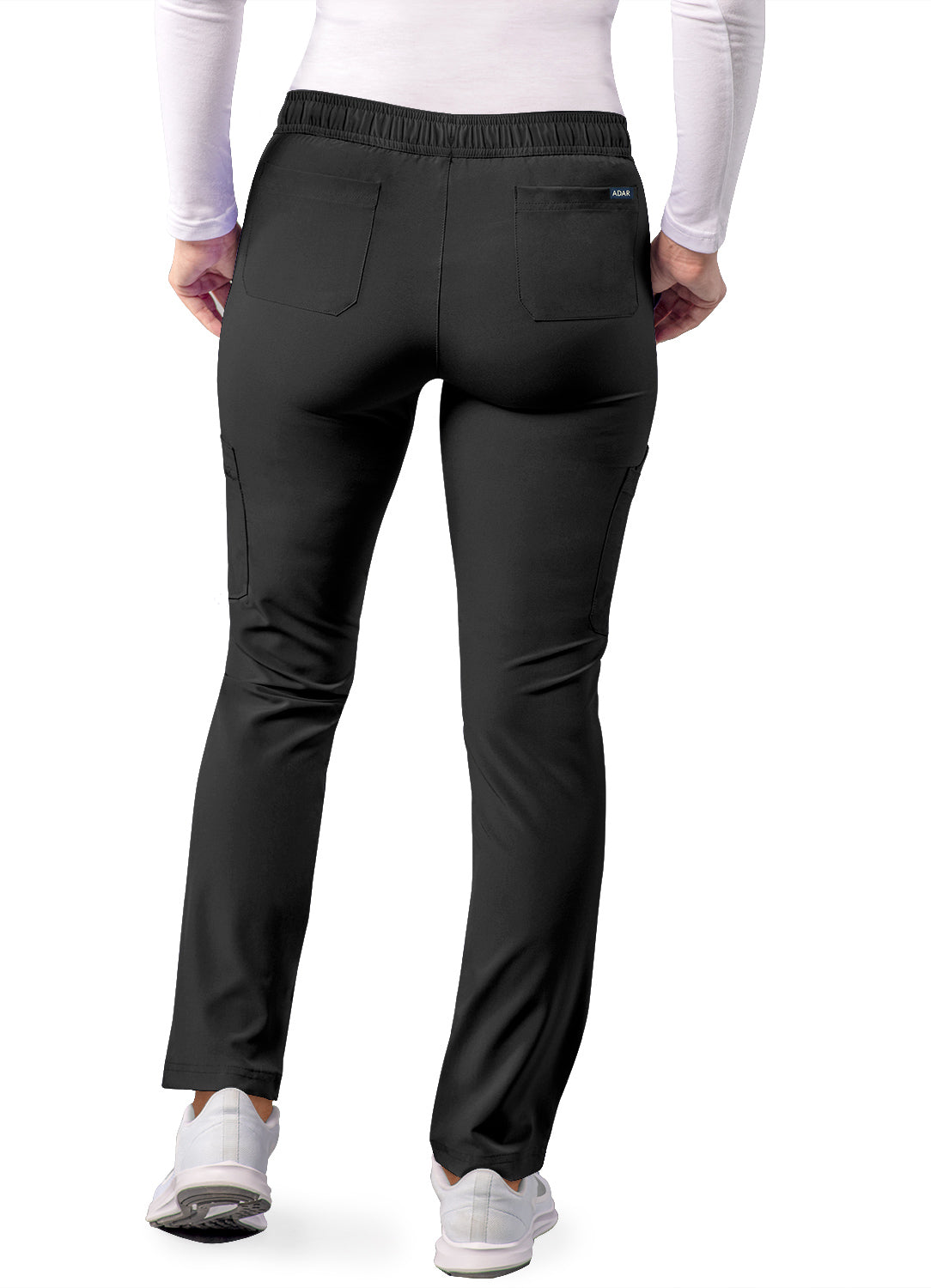 ADAR Addition Women's Skinny Leg Cargo Drawstring Pant TALL
