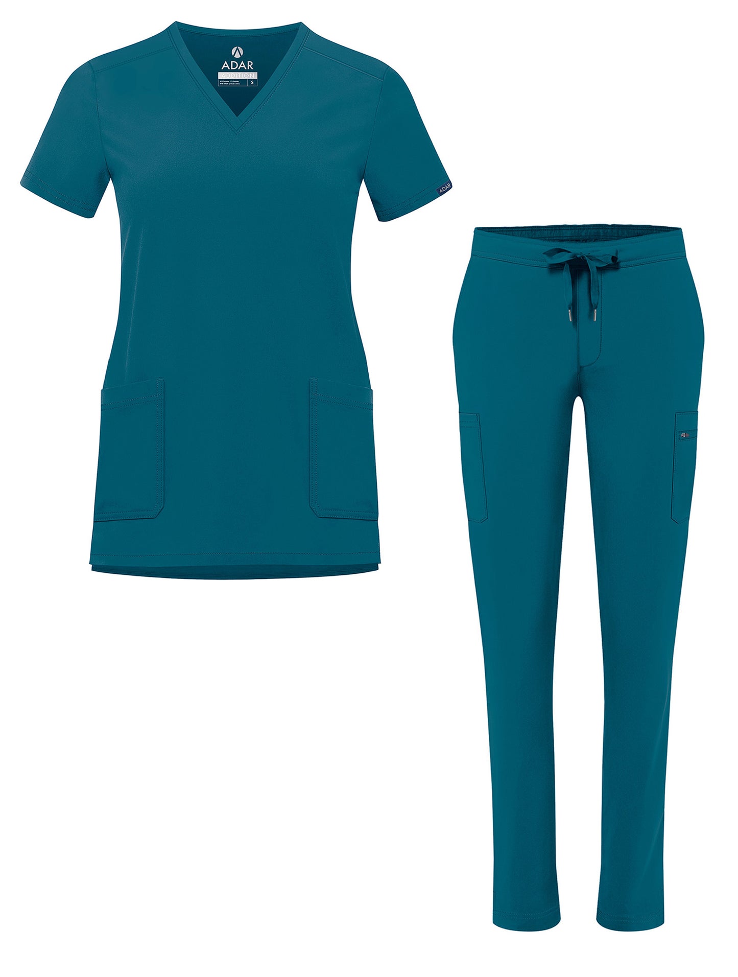 ADAR Addition Women's Go-Basic Scrub Set