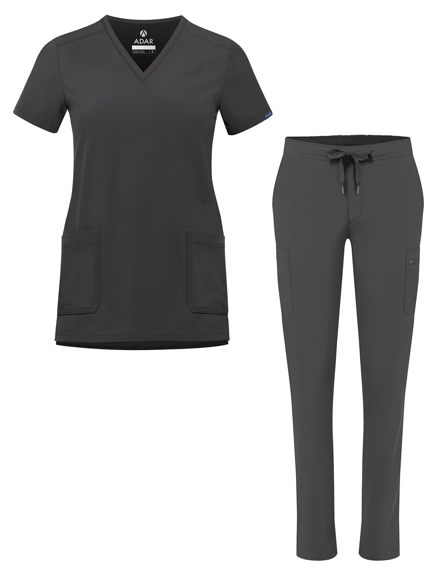 ADAR Addition Women's Go-Basic Scrub Set