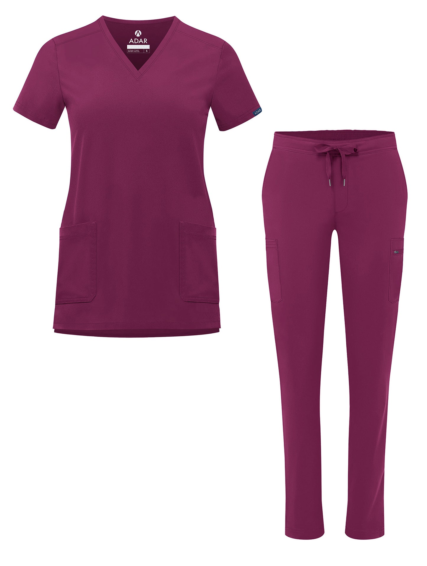 ADAR Addition Women's Go-Basic Scrub Set