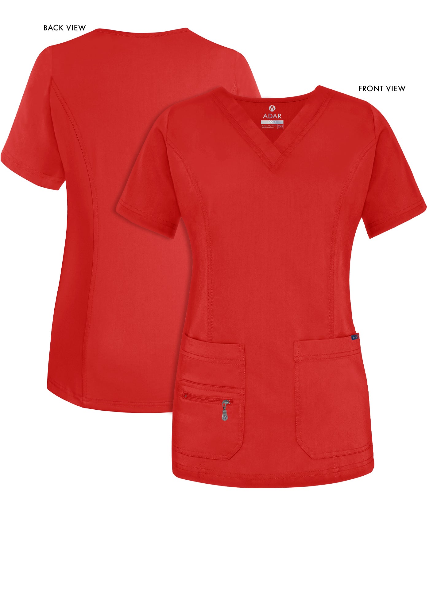 ADAR Pro Womens Elevated V-neck Scrub Top