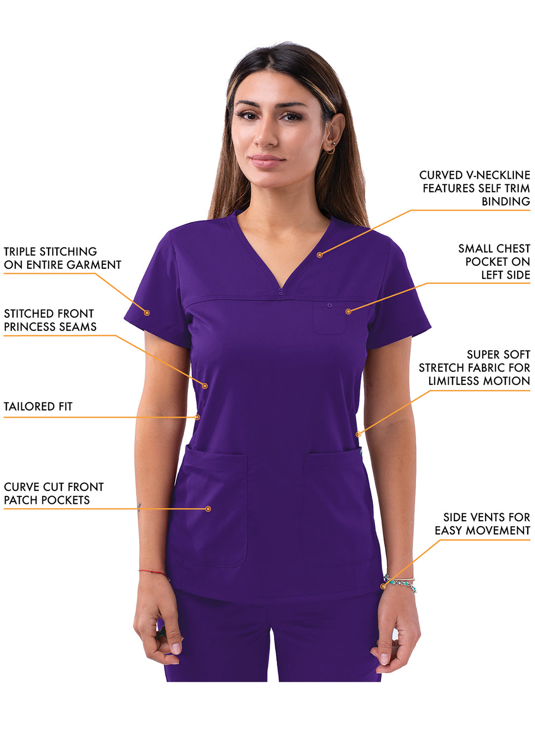 ADAR Pro Women's Movement Booster Jogger Scrub Set