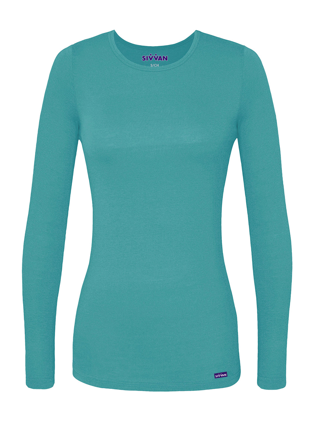 Sivvan Women's Long Sleeve Comfort Underscrub Tee